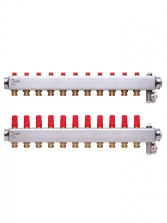 SSM-11 Коллектор без ротаметров 11 + 11 Danfoss 088U0811
