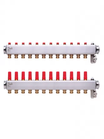 SSM-12 Коллектор без ротаметров  12 + 12 Danfoss 088U0812