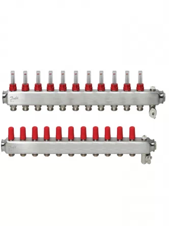 SSM-11F Колектор з ротаметрами 11 + 11 Danfoss 088U0761