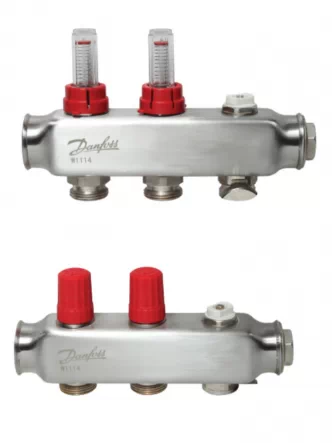 SSM-2F Коллектор с ротаметрами 2 + 2 Danfoss 088U0752