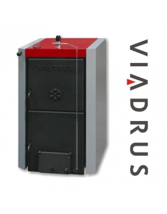 Котел твердотопливный Viadrus Нercules U22 C/D (2 секции, 12кВт) в комплекте с терморегулятором
