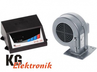 Контроллер для твердотопливного котла KG Elektronik SP-05 LED+ вентилятор DP02